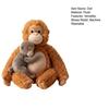 Monkey Plush Doll Soft Stuffed Animal Pillow Emotional Support Monkey Doll for Stress Relief And Comfort Machine Washable Home Decor Gift