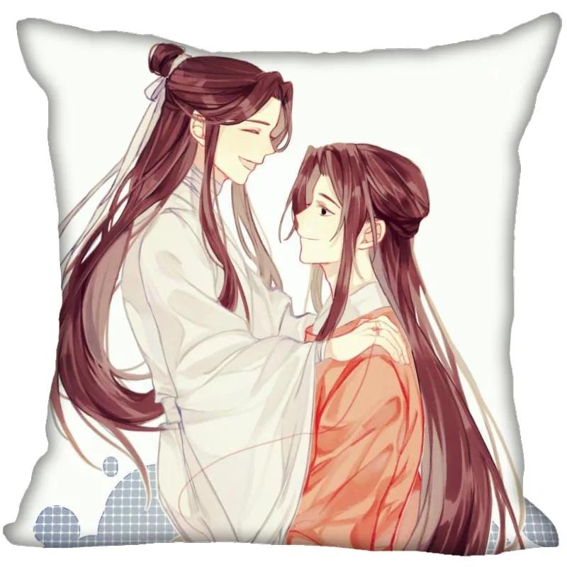 New Arrival Tian Guan Ci Fu Pillow Cover Bedroom Home Wedding Decorative Pillowcase Square Zipper Pillow Cases Soft No Fade 0913