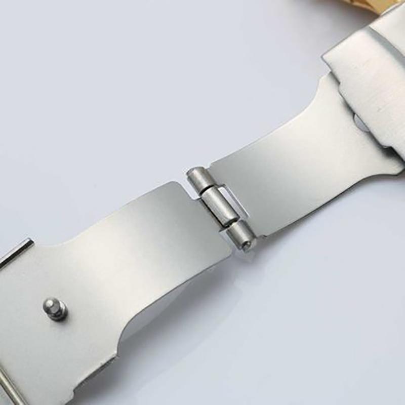 High Quality Fold Safety Clasp 16mm 18mm 20mm 22mm Buckle Deployment Clasp For Leather Rubber Steel EF/EFR/MTP Watch Strap