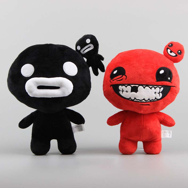 Set of 2pcs The Binding of Isaac Plush Toy Doll Afterbirth Rebirth Stuffed Figures Keeper Cosplay Props Fans Collection Gift