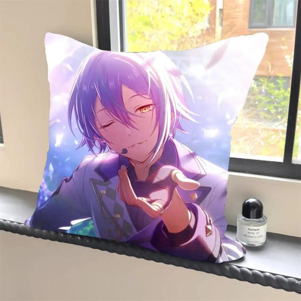 Kamishiro Rei Cool P-ProjectS S-SEKAI Pillow Case Square Pillow Bedroom Sofa Leisure Comfort Cushion Car Home Decoration