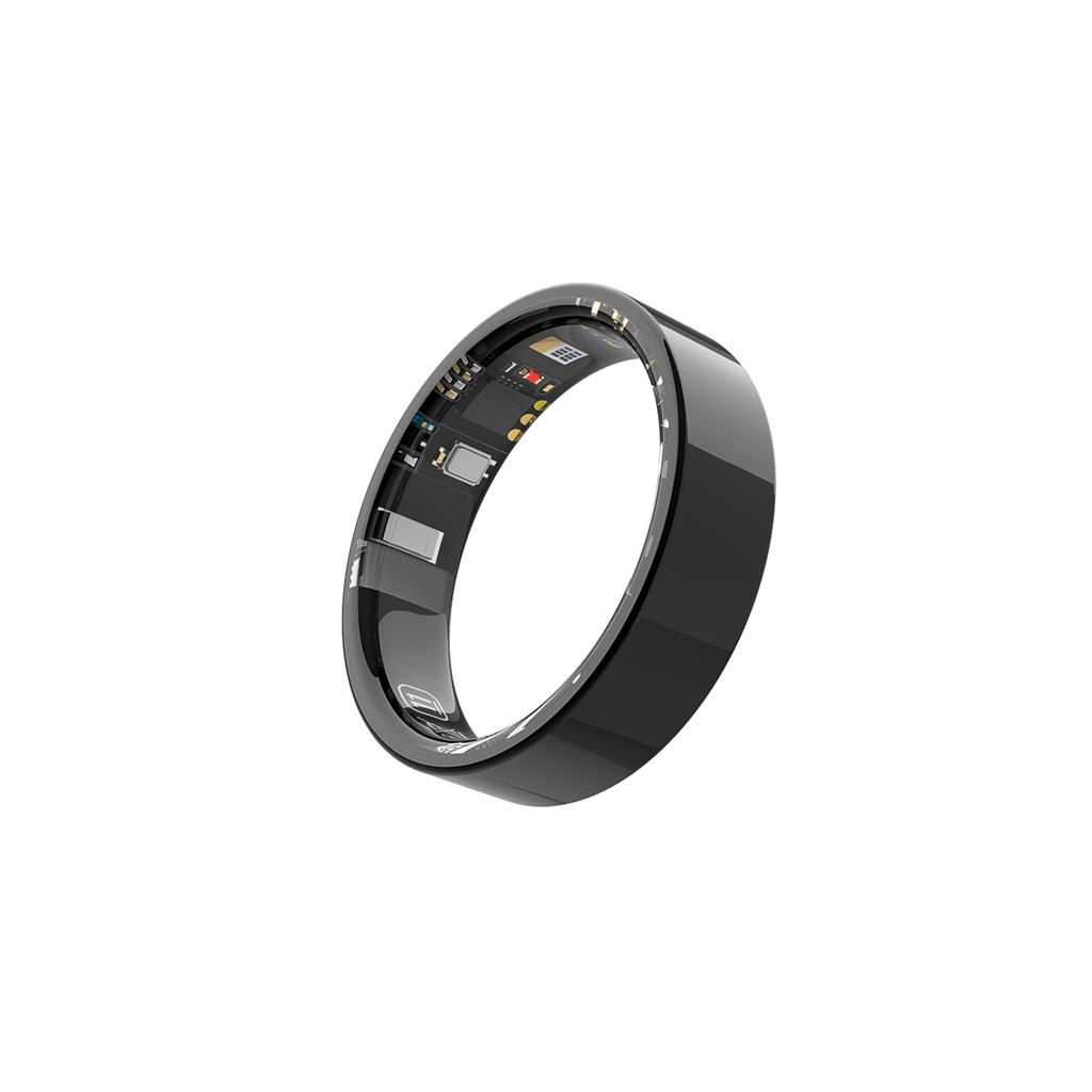 Smart Ring with Charging Case for Men Fitness Tracker Sleep Heart Rate Remote Care BT IP68 Waterproof Wireless Smart