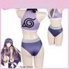 Stylish Naruto Themed Purple Swimsuit Cosplay Outfit For Youth