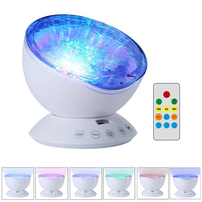 Ocean Sea Daren Waves LED Nachtlicht Projektor Lampe KINDER O4