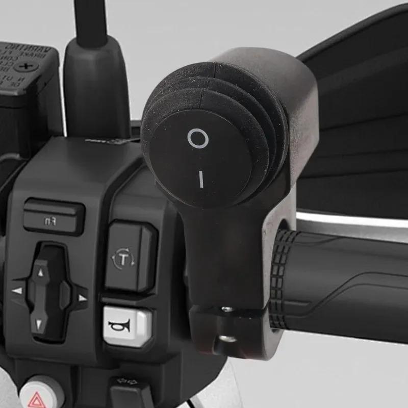 Universal Motorcycle 3 Way Switch ON OFF Mini Driving Light Switch with Clip Waterproof DC12V/10A Motorcycle Tools