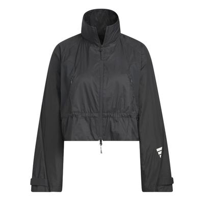 Fos Series Fashion Simple Loose Versatile Stand Collar Jacket Women Jacket Carbon-Black JM4271