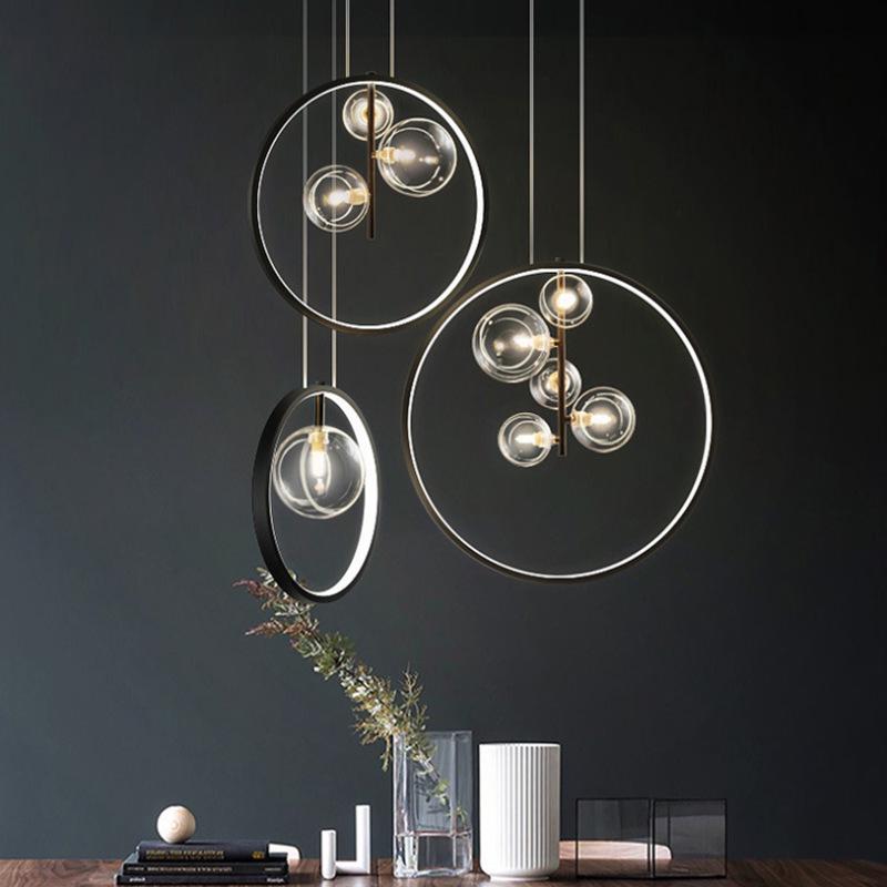 Modern Nordic Bubble Pendant Light for Bar, Restaurant, Coffee Shop, Staircase, or Bedroom