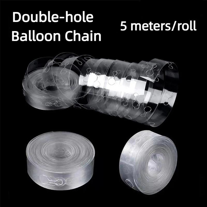 1/2Pcs Balloon Arch Chain Ribbon Easy to Use for Wedding Birthday Graduation Gender Reveal Party Decor