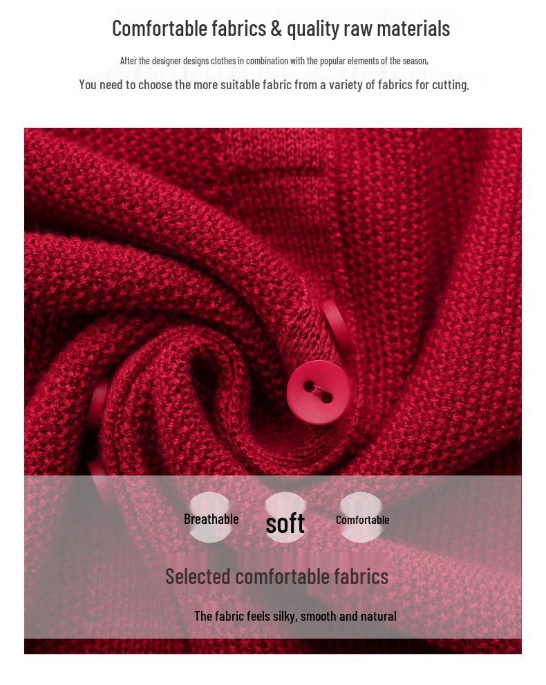 Women's Knitted Sweater - Loose Square Collar, Plus Size, Fashion Base Shirt for Autumn/Winter, Middle-Aged Mom's Clothing 2025