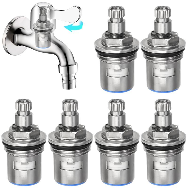 10/1pcs Faucet Valves Replacement Universal Tap Valve Brass Cartridge Faucet Inner Valve for Household Bathroom Kitchen Supplies