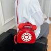 Borsa a tracolla in pelle PU a forma di telefono da donna alla moda Borsa a tracolla casual da donna Borsa a tracolla da scuola per lo shopping