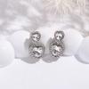 High-End Zirconia Heart Stud Earrings: Elegant, Versatile, and Trendy Women's Accessories