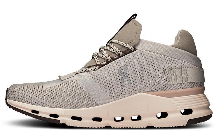 

On Cloudnova Slip Resistant Slip Resistant Low top Casual Shoes Women s Pearl White Shell Pink 26.98124 37.5