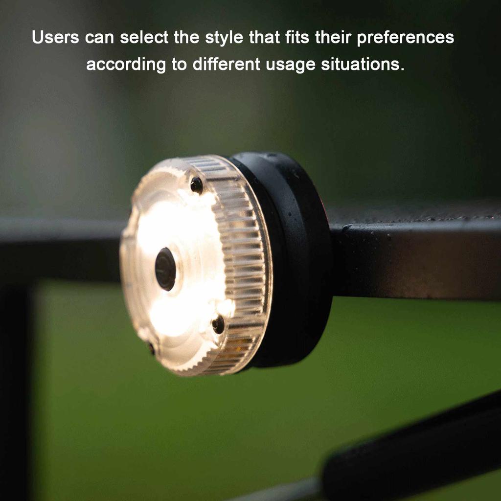 Magnetic Outdoor Camping Atmosphere Light Portable Rechargeable Clip & Hanging Lantern Circle Tent Lamp for Travel Fishing