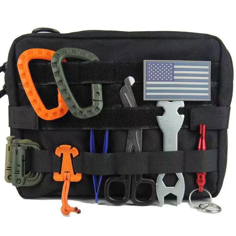 Camouflage Tactical Waist Bag: Multifunctional Medical and Survival Pouch for Outdoor Use