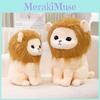 Adorable Realistic Lion Plush Toy Soft Stuffed Animal Doll For Kids Gift