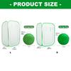 Durable Mesh Plant Tent Providing Effective Insect Barrier for Garden and Balcony Plant Featuring Ventilation Design