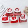 Adorable Red Princess Bag For Girls Featuring Fun Plaid Bow Design Perfect For Preschool