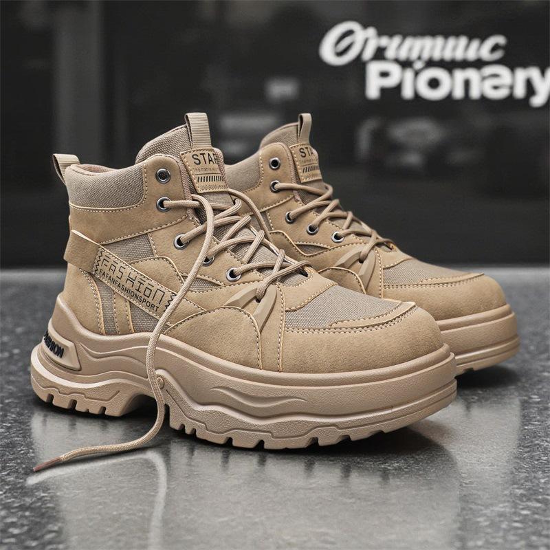 Autumn new new waterproof outdoor shoes high-top casual shoes