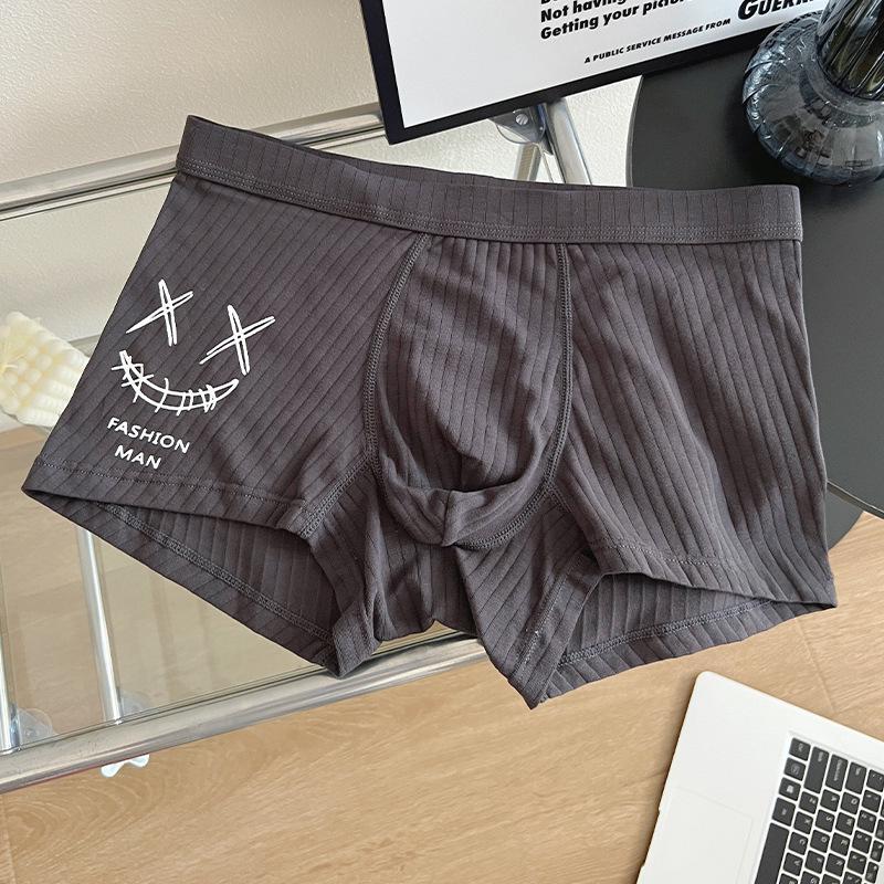 Men's Pure Cotton Boxer Briefs - Youthful Trendy Summer Shorts