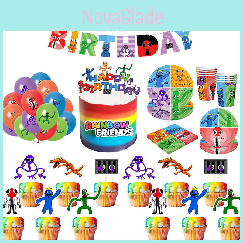 Roblox Rainbow Friends Birthday Party Supplies Complete Kit With Balloons Cake Topper Banner And More!