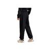 Anta Logo Print Pattern Elastic Waist Straight Leg Sports Pants Women pants Black 162237320-2