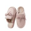 Puxi Yunqi Cotton Slippers Are Windproof and Warm, Not Stuffy, Comfortable and Soft Bow Non-slip Home Cotton Slippers