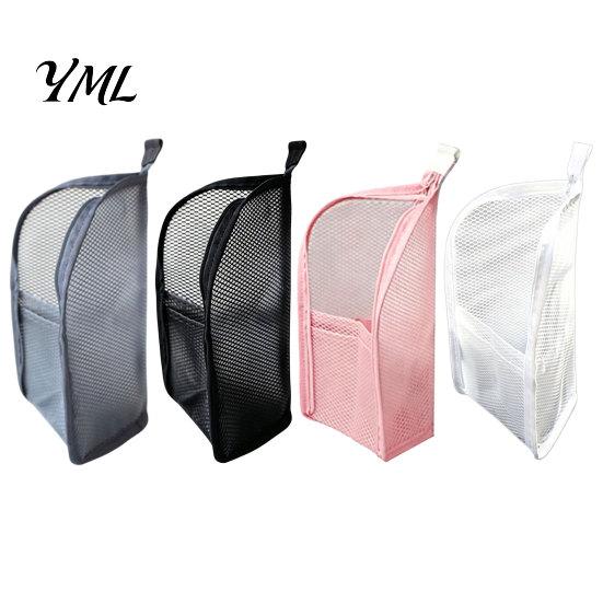 Clear Mesh Storage Bag for Cosmetics Standing Toiletry Bag, Portable Waterproof EVA Cosmetic Organizer, Large Durable Makeup Gym Capacity Case