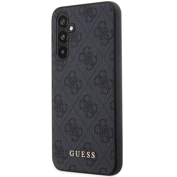 Guess Guhcs23Feg4Gfgr S23 Fe S711Šedý/Grey Pevný obal 4G Kovové Zlaté Logo
