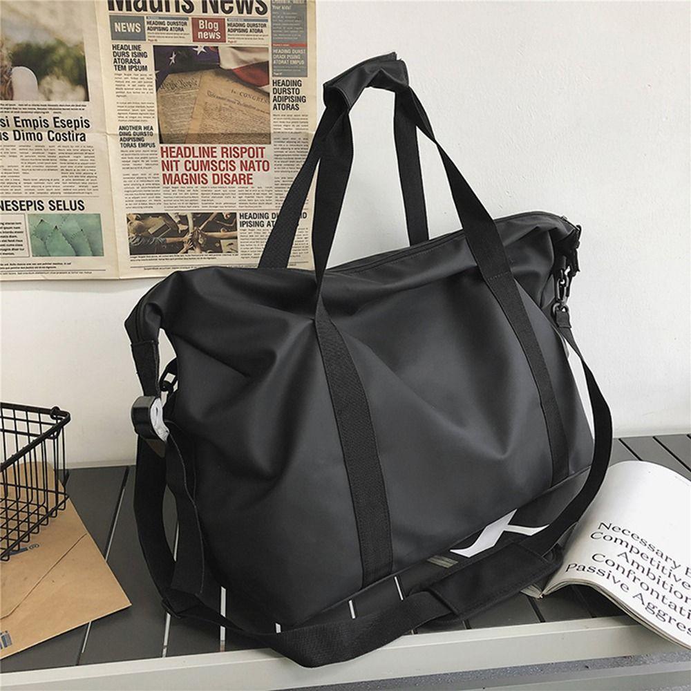 Sac de Voyage Grande Capacité Imperméable Sac Fourre-tout pour Vêtements Féminins Oxford Sacs de Sport Sacs à Main Week-end