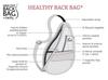 Healthy Back Bag, Textured Nylon, Small, Capri Blue