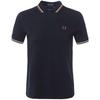 Fred Perry Mens Double Tipped Collar Polo Shirt