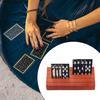 Wood Playing Card Holder Board Game Poker Seats Playing Card Holder Deck Stand Tray Rack for Organizing Cards Enduring