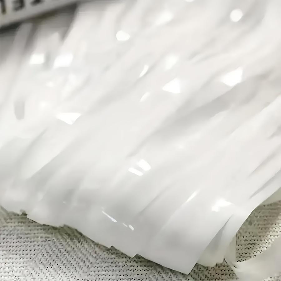 3pcs White Tassel Garland Backdrop Curtains Birthday Party Decor Aluminum Foil Tassel Curtain Backgrounds for Graduation Wedding