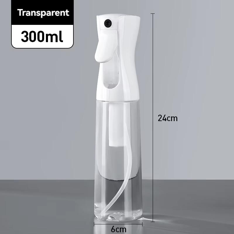 

Бутылки с непрерывным распылением Парикмахерская Напорная бутылка-пульверизатор Парикмахерская Салон красоты Многоразовый контейнер-атомайзер белый