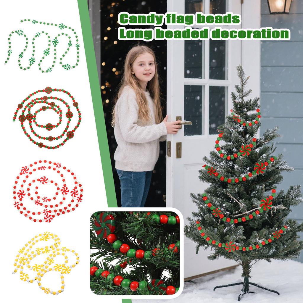 Candy- Banner With Beads Long- Bead Strand