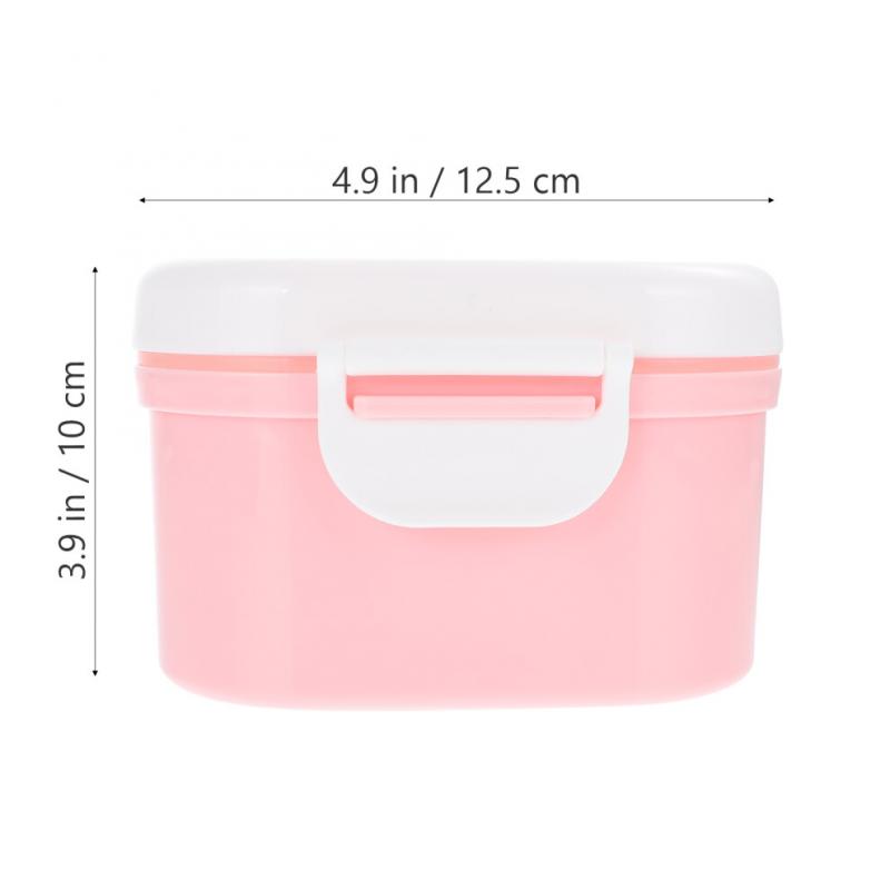 Milk Powder Travel Container Pink Pp 1pcs