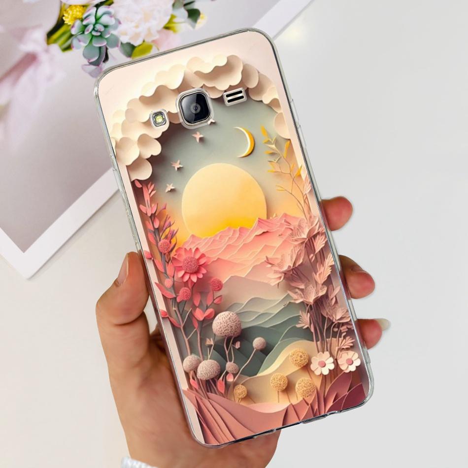For Samsung Galaxy J5 SM-J500F J500G J500FN Cute Cartoon Phone Case For Samsung J5 2015 Soft Silicone TPU Cases