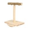 Bird Perches Swing Stand with Easy Installation Tool Wooden Spinnings Perches for Lovebirds and Other Pet Birds