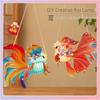 Koi and Goldfish Lantern Kit: Handmade DIY Ancient-Style Glowing Lanterns for Lantern & Mid-Autumn Festivals