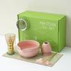 Matcha Kit 7Pcs Japanese Matcha Tea Set - Matcha Bowl, Whisk, Holder, Strainer - Elegant Gift Set