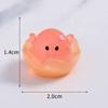 Mikrolandskap Søt Selvlysende Eggeskall Kylling Søt Kylling DIY Smykker Blindpose Tilbehør Skrivebord Bil Dekor
