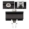 Solar Panel End Clamp Quick Solar Pv Module Fastening Clip Medle End Clamp For Fixing Solar Module Solar Bracket Mounting Clamps