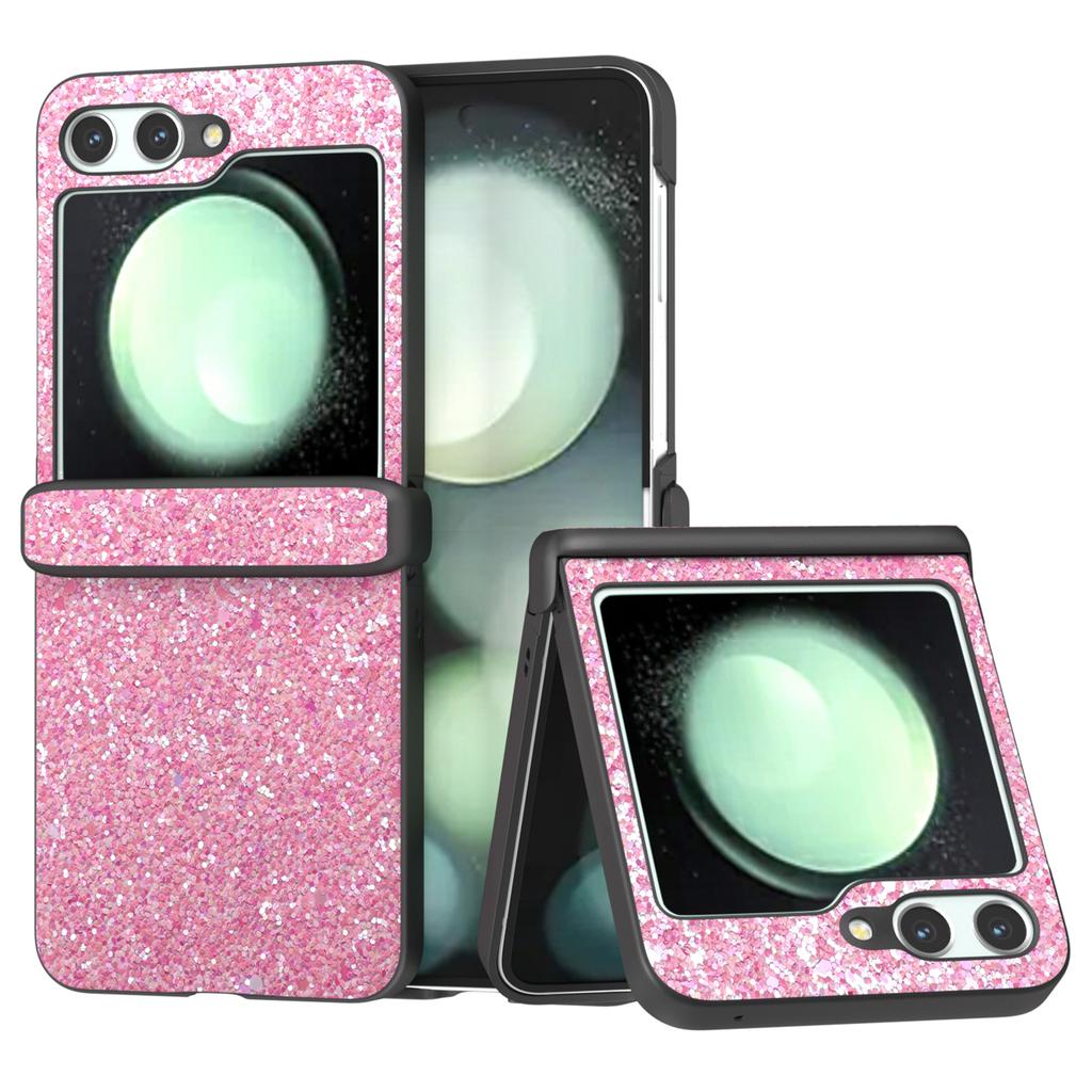 For Samsung Galaxy Z Flip7 FE 5G/Z Flip6 5G Easy Folding Wholesale Phone Case PC+PU Leather Phone Shell