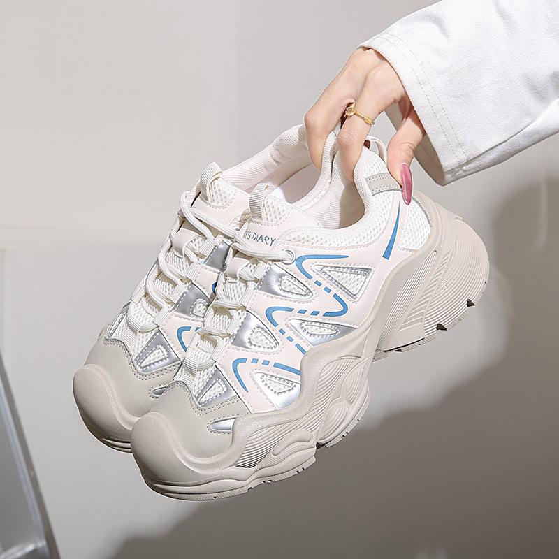 Canvas shoes women's autumn new student Korean version ins versatile thick baseplate shoes spring and autumn casual shoes