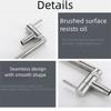 Lengthened Outlet Kitchen Faucet Non-slip Handle Stainless Steel Sink Tap  Bathroom Use