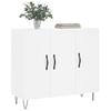 VidaXL Buffet blanc 90x34x80 cm bois d'ingénierie 828100