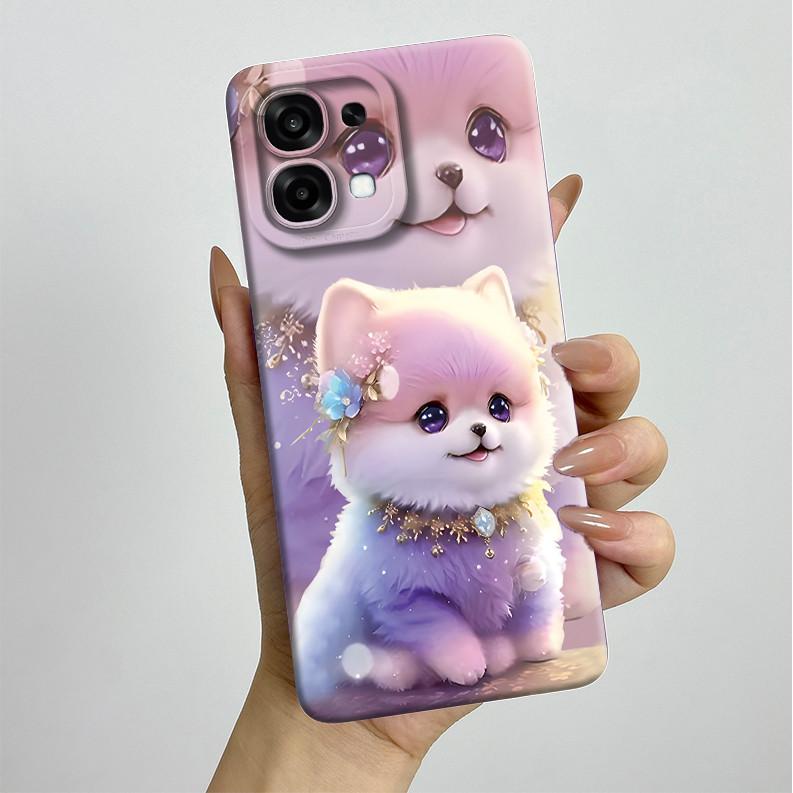 New Casing For Oppo A6 Pro 5G 4G CPH2781 CPH2799 Case Aesthetic Pretty Butterfly Flowers Soft Silicone Shockproof Back Cover