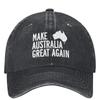 Make Australia Great Again Baseball Cap MAGA Hunting Camping Adjustable Hip Hop Dad Men Women Vintage Sun Visors Snapback Cap