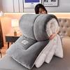 DZQ Thickened Snowflake Velvet Lamb Wool Winter Comforter